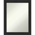 Amanti Art 22"x28" Non-Beveled Shipwreck Black Narrow Wall Mirror : Modern Rectangle, Polystyrene Frame, Includes Mounting Hardware