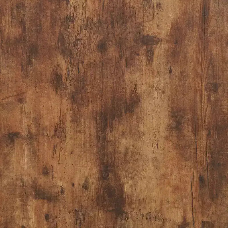 Meuble TV avec compartiment de rangement - Chêne Noir / Noyer Rustique