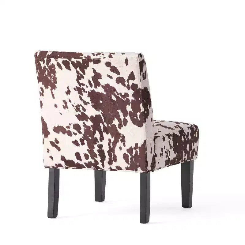 Fauteuil d'appoint rembourré avec pieds coniques – Plusieurs couleurs et motifs