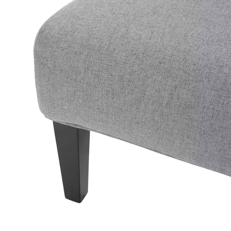 Fauteuil d'appoint rembourré avec pieds coniques – Plusieurs couleurs et motifs