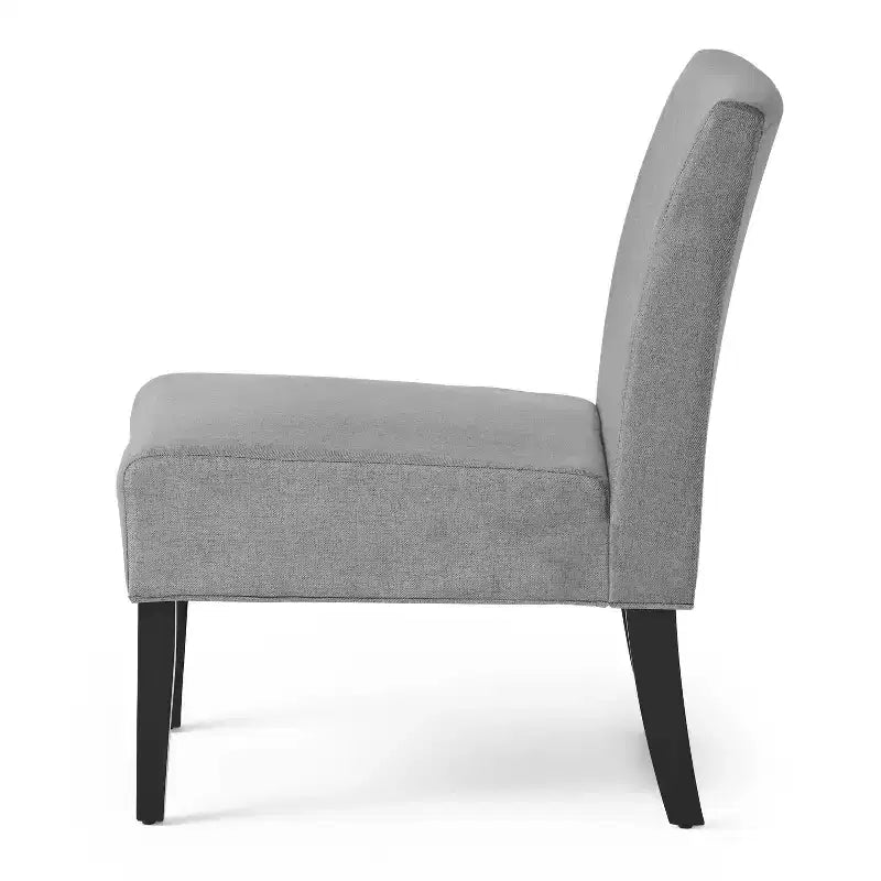 Fauteuil d'appoint rembourré avec pieds coniques – Plusieurs couleurs et motifs