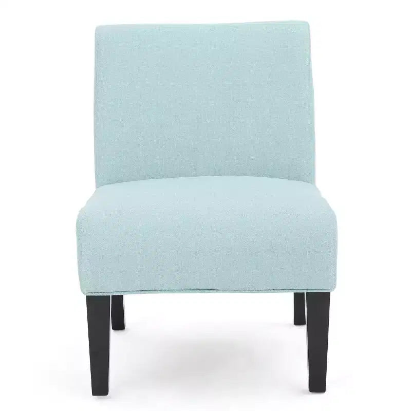 Fauteuil d'appoint rembourré avec pieds coniques – Plusieurs couleurs et motifs