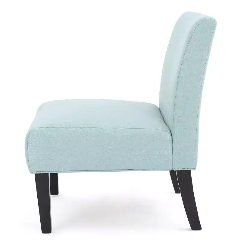 Fauteuil d'appoint rembourré avec pieds coniques – Plusieurs couleurs et motifs