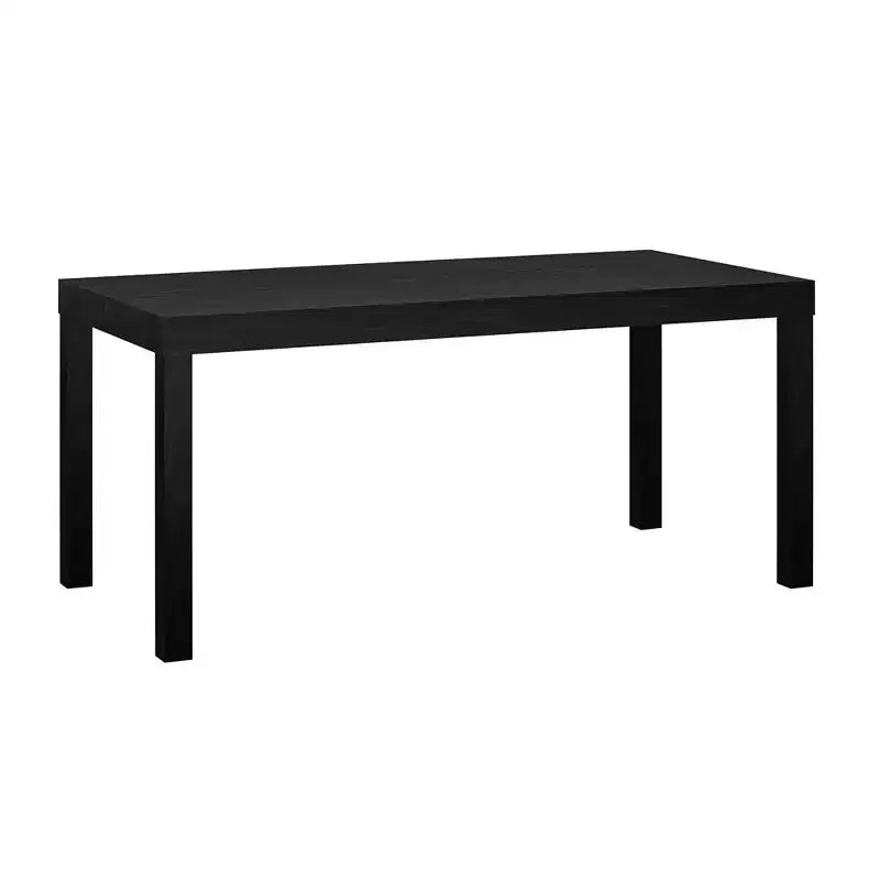 Table basse au fini chêne noir avec base à 4 pieds