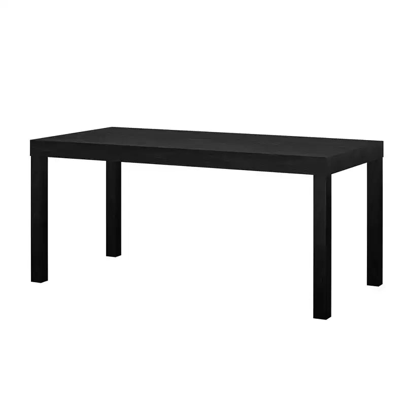 Table basse au fini chêne noir avec base à 4 pieds