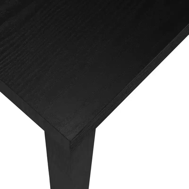Table basse au fini chêne noir avec base à 4 pieds
