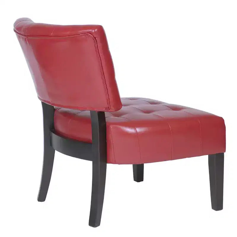 Fauteuil d'appoint capitonné en bouclette moderne avec assise surdimensionnée