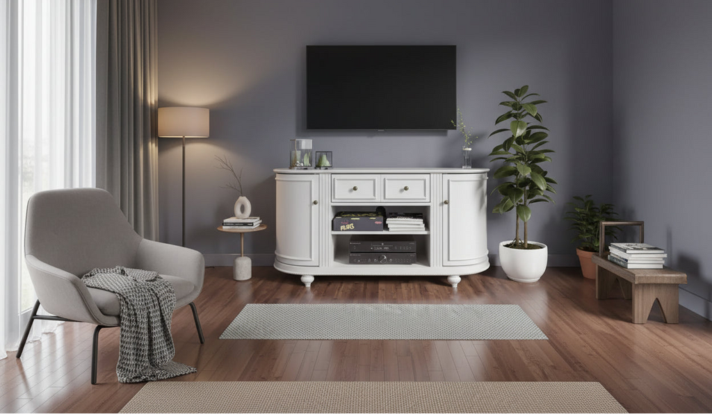 Meuble TV blanc